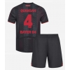 Maglie da calcio Bayer Leverkusen Jarell Quansah #4 Prima Maglia Bambino 2025-26 Manica Corta (+ Pantaloni corti)